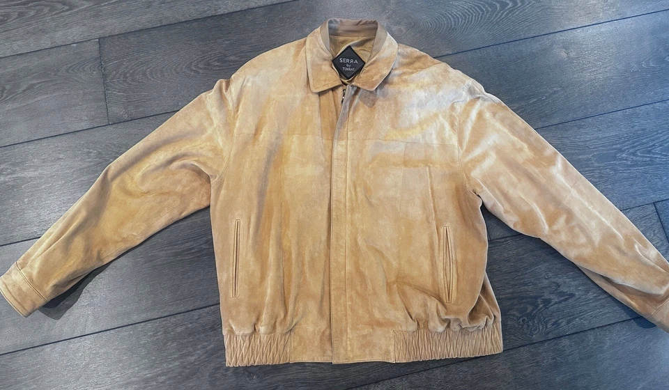 Chaqueta Hombre Serra By Torras Calidad Gamuza Cuero Hecha en España 56 EU/46 US Foto 2 de 4