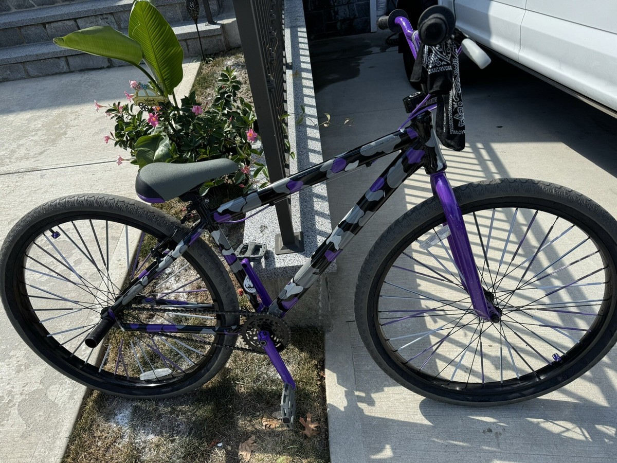 Custom Purple Se Bike SE Bike Big Flyer 29' Purple Camo