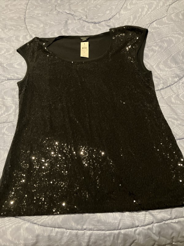 Ann Taylor Sequin Top
