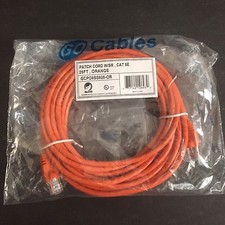 Go Cables GCPO8SS925-OR CAT 5e 25ft Patch Cord