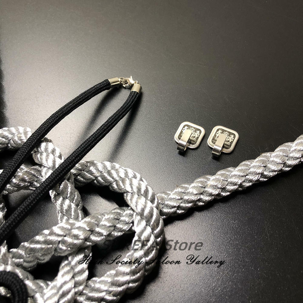JDM Junction Produce All Black Kintsua Rope Kiku Knot For JDM Junction Produce All Black Kintsua Rope Kiku Knot For