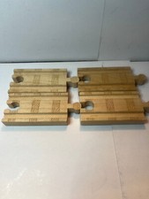 BRIO Thomas the Train Wooden 3" straight  Lot of 4 bsna