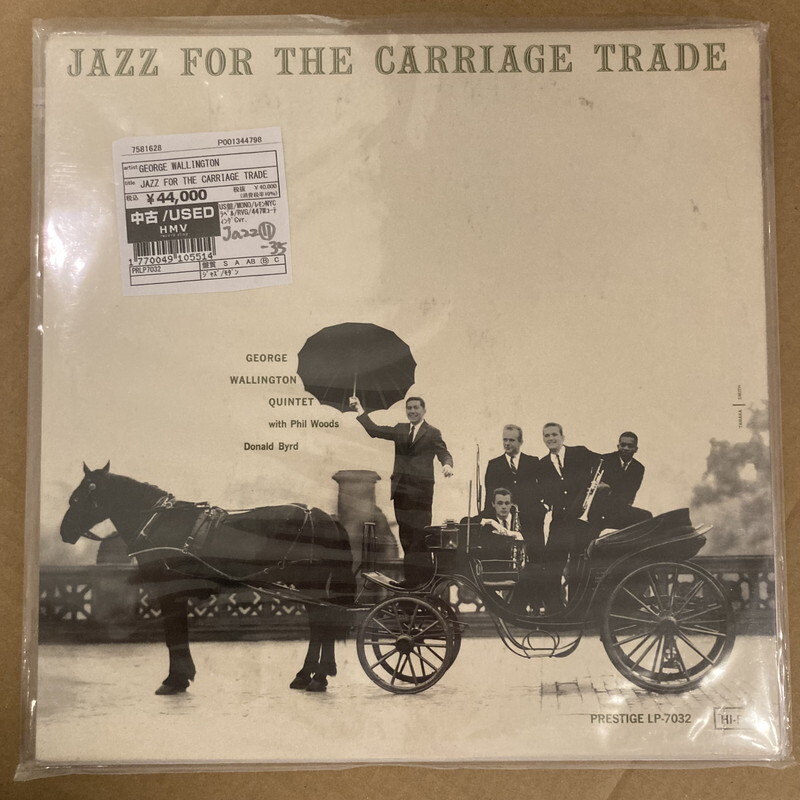 【LPレコード】George Wallington GARRIAGE TRADE George Wallington/Jazz For The Carriage Trade PRLP7032 Used