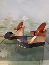 Maria Pino Designer Damen Schuhe/ Sandaletten/ Platoschuhe Gr.38 maritim BLOGGER