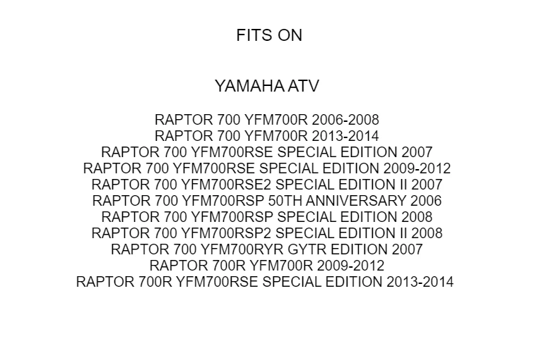 Anillo de pistón de cilindro para Yamaha Raptor 700 YFM700R 2006 2007-2014 diámetro estándar Foto 2 de 2