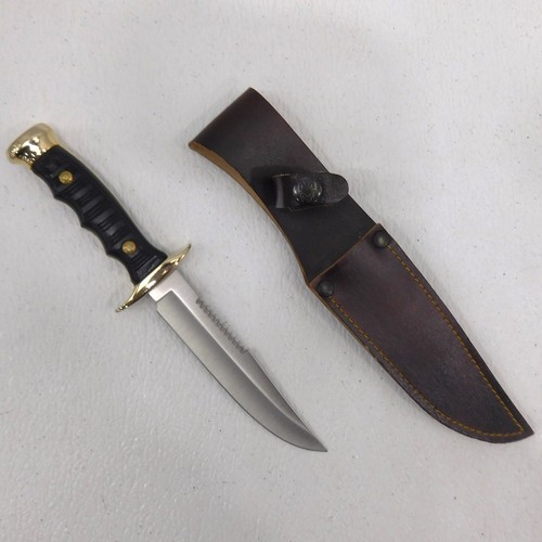 Vintage Muela Fixed Blade Knife Made In Spain w/ Leather Sheath eBay