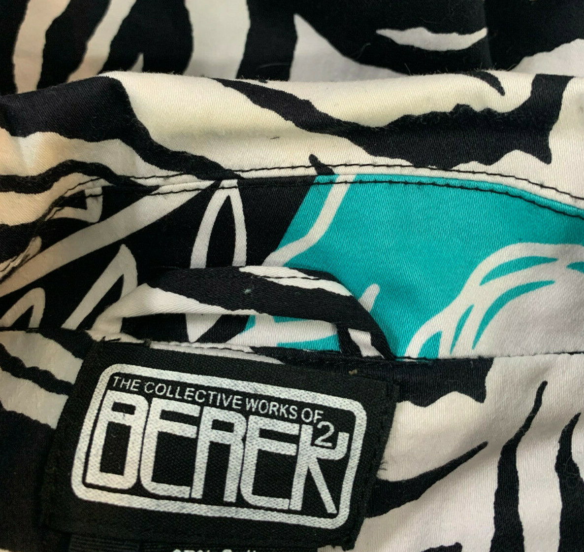 The Collective Works of Berek 2 Jacket Size Medium Zebra Print | eBay