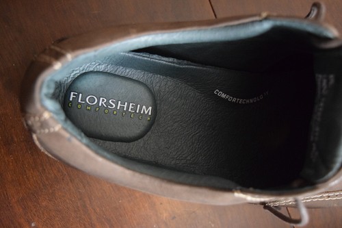Zapatos Oxford Florsheim para hombre con punta de ala marrón loco cuero caballo 12 D - Imagen 6 de 11