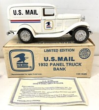Ertl 1932 Ford Panel Truck USPS Post Office Mail Delivery Coin Bank NIB 9052