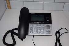 VTech Corded Phone System VTECS6949 Digital Answering System Black  Silver 