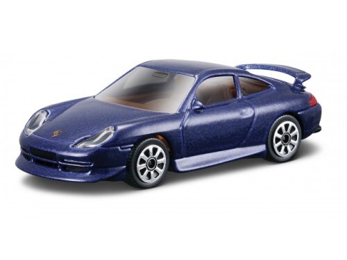 Porsche 911 Carrera GT3 2011 in metallic blue 1:43 scale model from Bburago