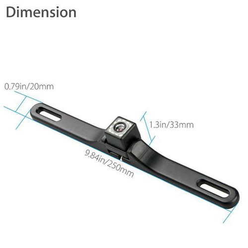 Waterproof 170° HD Car RearView Reverse Backup Camera License Plate Night Vi LR1 - Picture 2 of 9