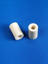 2 - Juma 1.25" Ivory Colored Tube Ferrules - Pool Cue Ferrule Material .312 i.d.