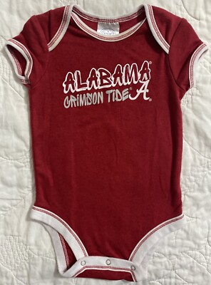 Infant Alabama Crimson Tide One Piece Creeper Romper 6-9 Months