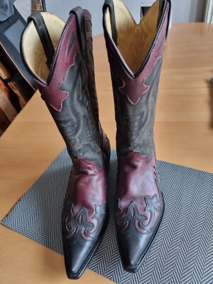 ⚠️ Top Cowboystiefel MEZCALERO Hand Gemacht Echtleder EE