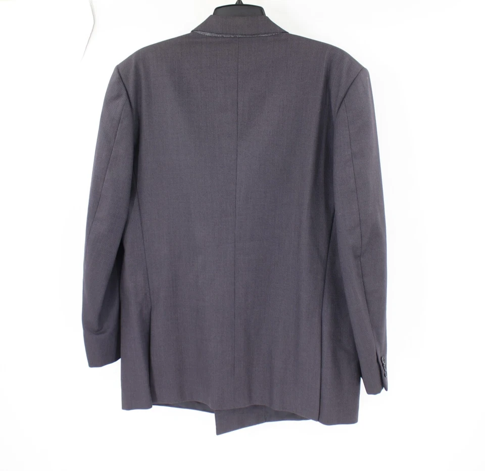 Casaco esportivo Luciano Barbera masculino 40/42 sob medida lã peito duplo pico lapela - Imagem 4 de 4