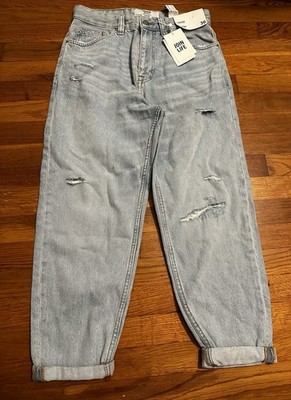 Bershka Loose Denim Capri Rolled Jean US Size 29