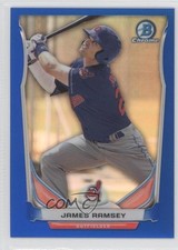 2014 Bowman Draft Top Prospects Chrome Blue Refractor 225/399 James Ramsey z6b