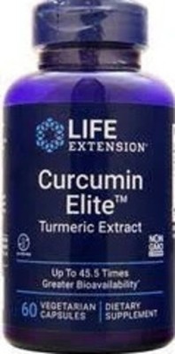 TAKE OFF $30 NOW! 5 PACK Life Extension Curcumin Elite Turmeric 500 mg 60 cap