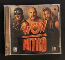 PC CD Rom WCW Nitro Wrestling Game w/Manual Case 1998 WWE ECW AEW NWA