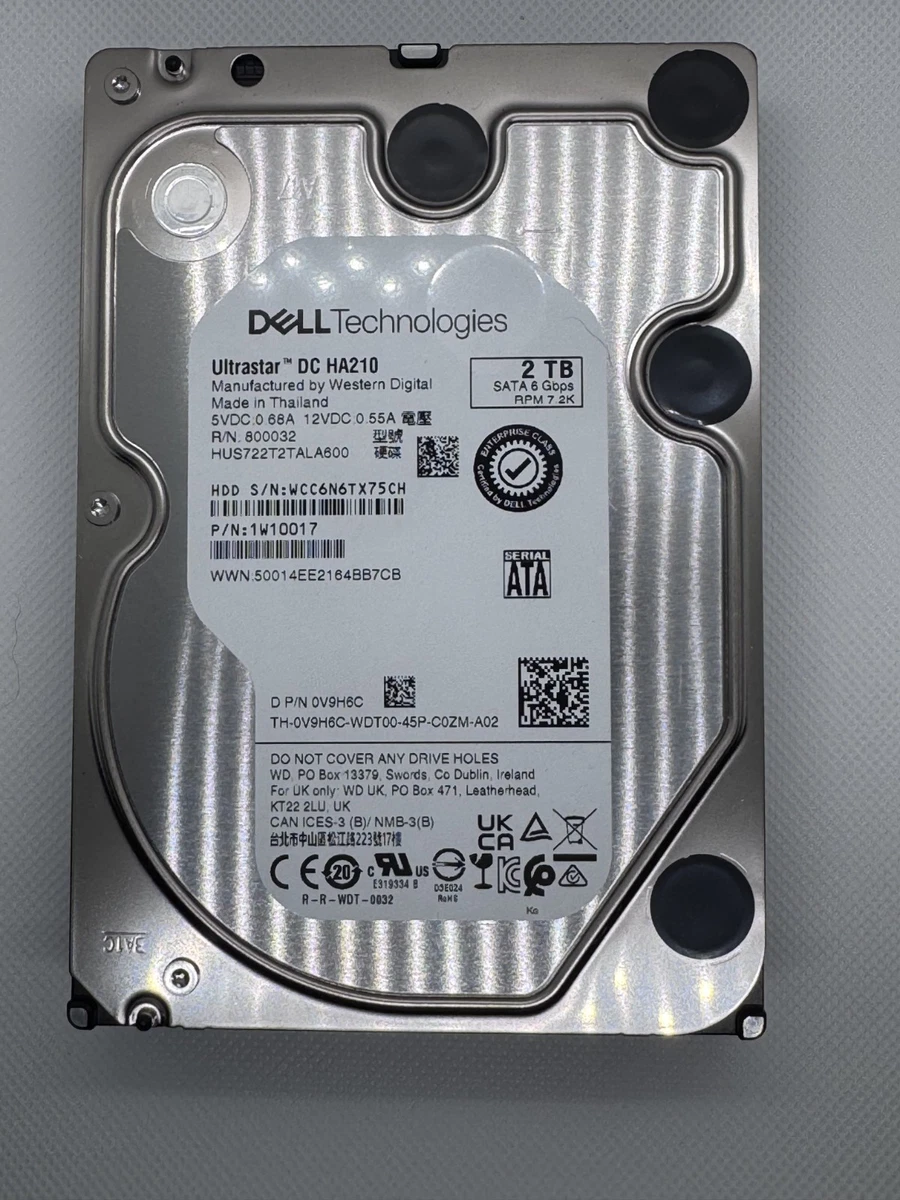 3.5 in Form Factor Internal Hard Disk Drives 2TB Storage Capacity