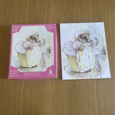 Mrs Tiggy Winkle Vintage Holzpuzzle Beatrix Potter 30 Teile 24,8 x 19,7 cm