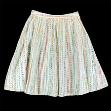 Beautiful Cato Sz 4 Midi Airy Cheerful Skirt Boho Hippie Grunge Festival Cotton