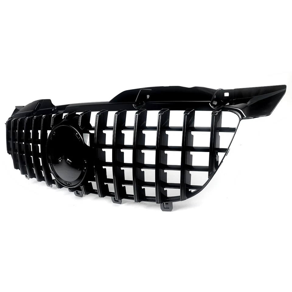 For Mercedes Benz Sprinter W906 09-13 GTR Glossy Black Front Upper Bumper Grille - Image 4 of 4