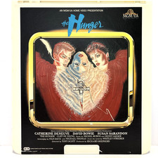 Vintage The Hunger CED Video Disc David Bowie Susan Sarandon MGM 80  s Movie