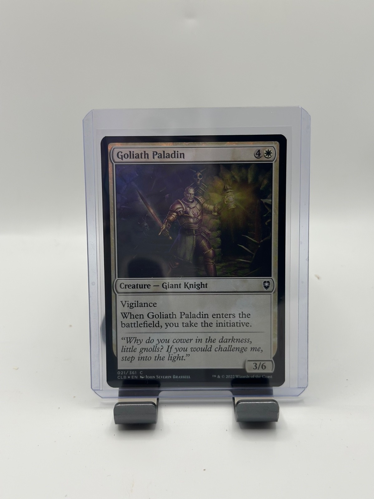 MTG, Goliath Paladin FOIL $3 ORDER MIN 21 Battle for Baldur's Gate 
