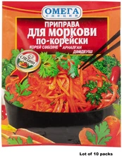 Omega spice mix for Korean Carrot salad lot of 10 packs  20 gr