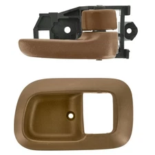 Door Handle & Bezel Interior Oak Brown Front RH Passenger Right Side for Sienna