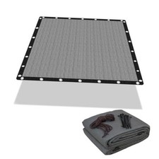 90 Sun Shade Cloth with Improved Grommets 12' x 12' Outdoor Sun Screen