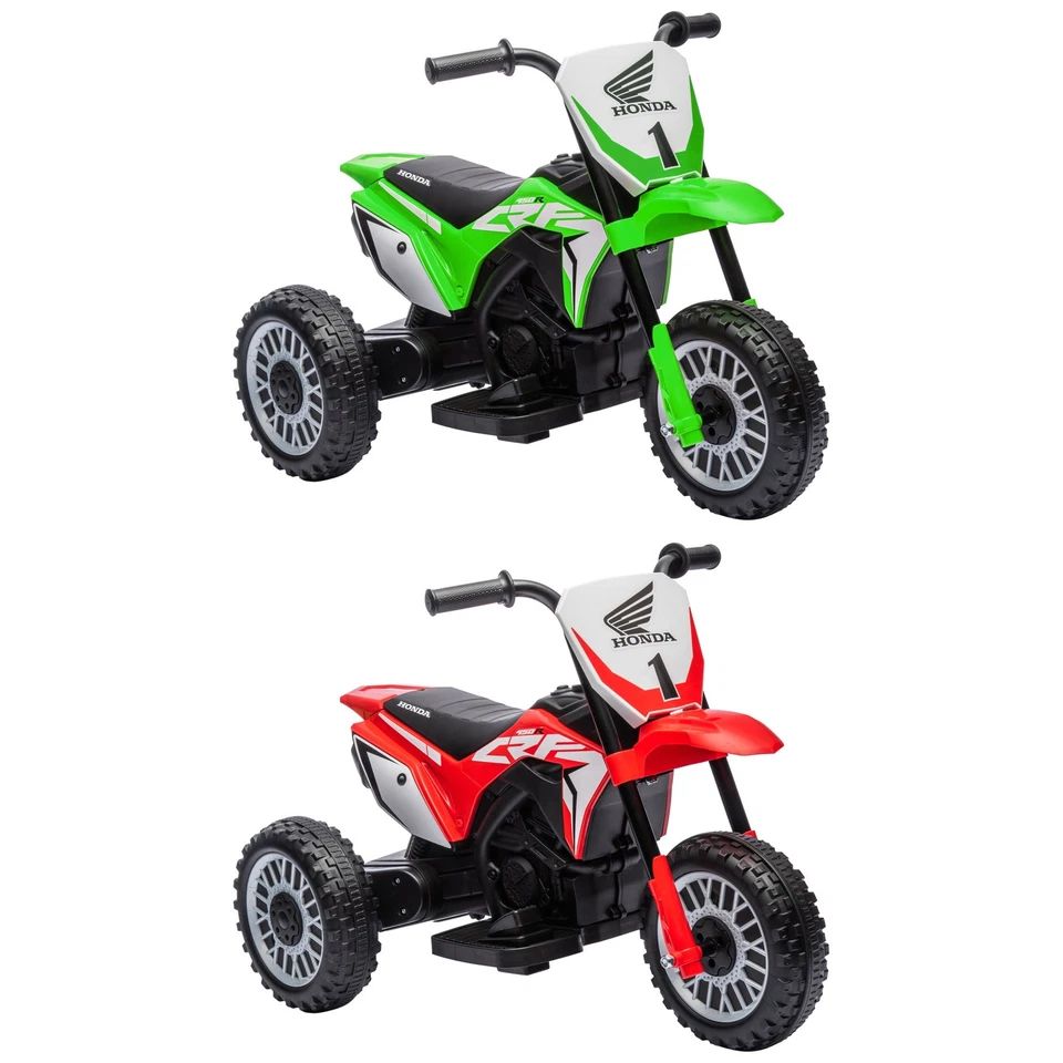 HOMCOM Moto Giocattolo Elettrica per Bambini 18-36 Mesi a 3 Ruote