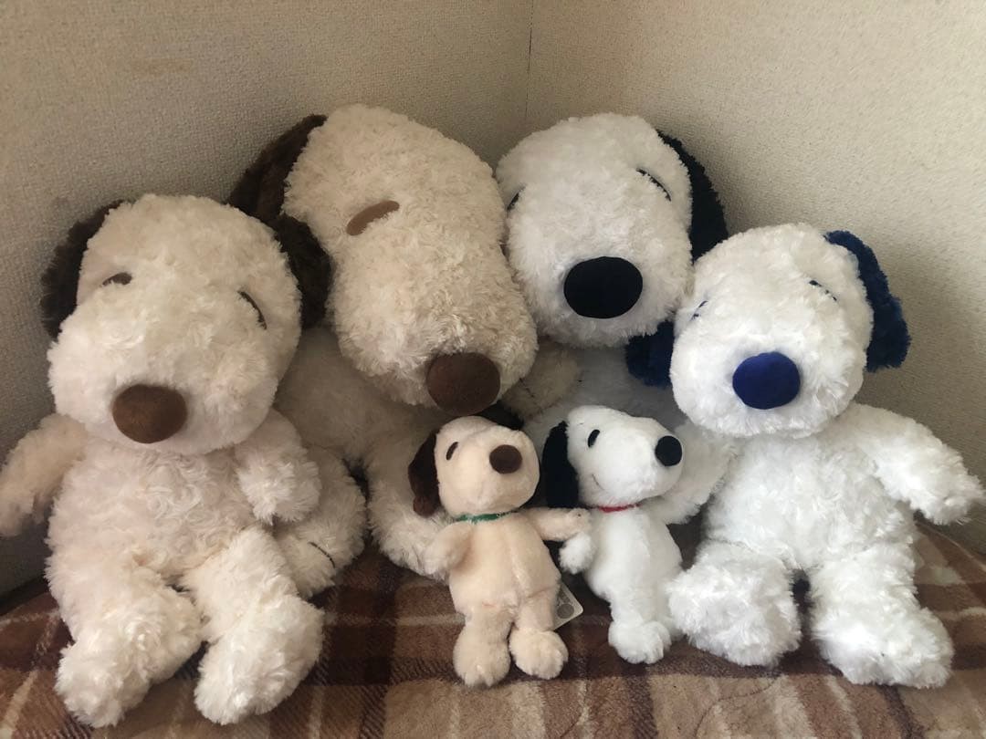 Snoopy plush toy set of 6 #237796
