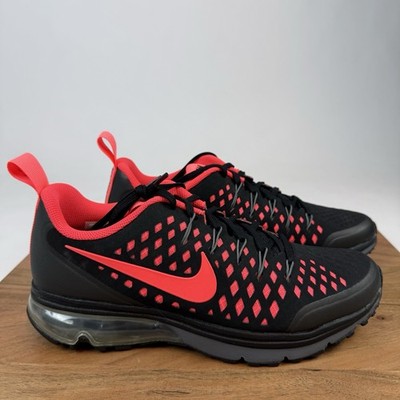 New NIB Mens Nike Air Max Supreme 3 Black Infrared Sneakers Shoes Size 8.5 D