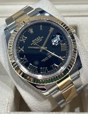 Rolex Datejust II 41mm - Steel & Gold - Black Roman Dial - Model 116333 - 2016