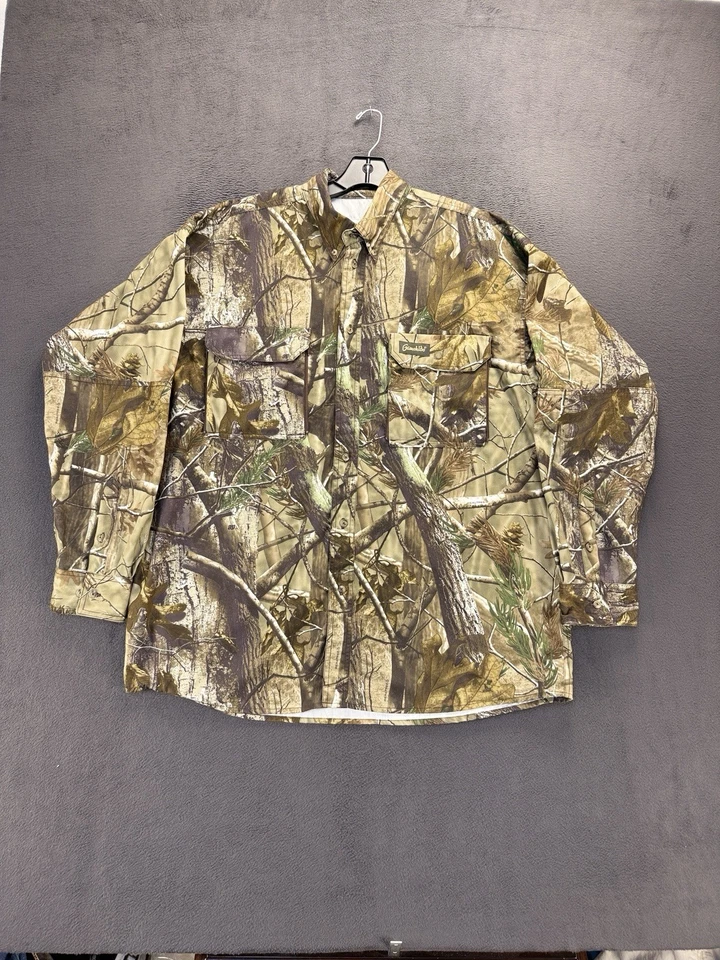 Gamehide Realtree Camo Hunting Shirt XL Long Sleeve Button Front Outdoor - Image 3 of 4