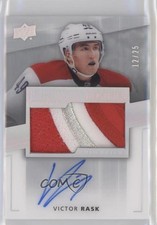 2014-15 Upper Deck Premier Spectrum Silver 12/25 Victor Rask #98 Patch Auto 2nk