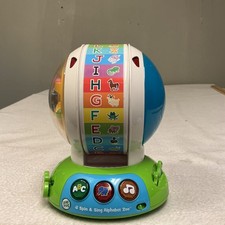 Leapfrog Spin and Sing Alphabet Zoo 6-36 Months Blue Tested Works Great Used.