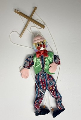 Fairyland International Clown Marionette Puppet Wooden String Doll 16  Toy