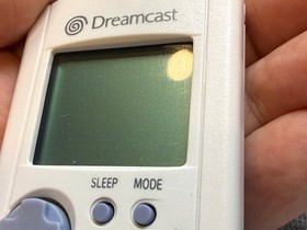 OEM Sega Dreamcast Visual Memory Unit VMU [MK-50120] *CIB - TESTED - NEEDS BATT*