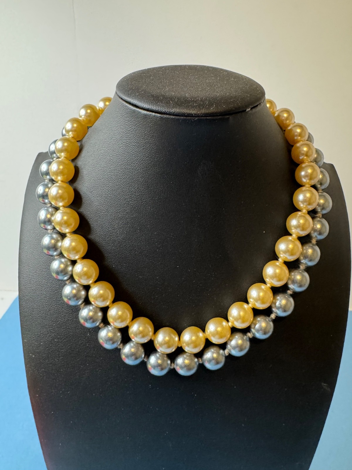 Vintage KJL Kenneth Jay Lane Multi Color Faux Pea… - image 3