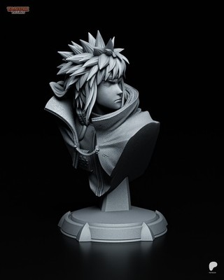 Bust Minato Naruto - 13.3 cm - UNPAINTED - Fan Art (Ask for painted)