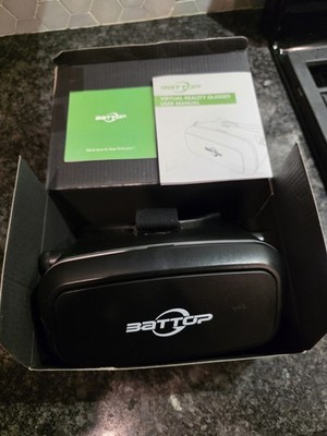 Battop VR Virtual Reality Headset 3D Glasses for 3.5 - 6.0 Inch Smartphones