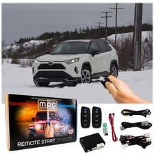 4-Button Remote Start For 2019-2025 Toyota RAV4 - Gas - H-Key - Plugin T-Harness