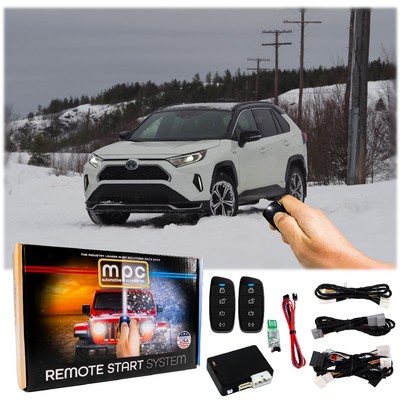 4-Button Remote Start For 2019-2025 Toyota RAV4 - Gas - H-Key - Plugin ...
