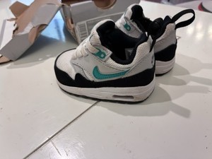 Nike Air Max 1 EasyOn Toddler 3c White Stadium Green No Box