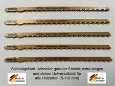 5 x Stichs&auml;geblatt Stichs&auml;gebl&auml;tter T-Schaft extra lang mit Bosch Aufnahme