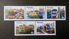 2012 Australian Decimal Stamps - capital City Transport - MNH set of 5